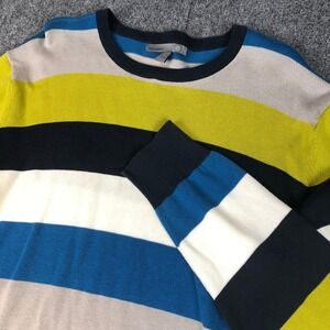 Old Navy Men's XL Striped Crew Neck Sweater Long Sleeve Casual Comfort